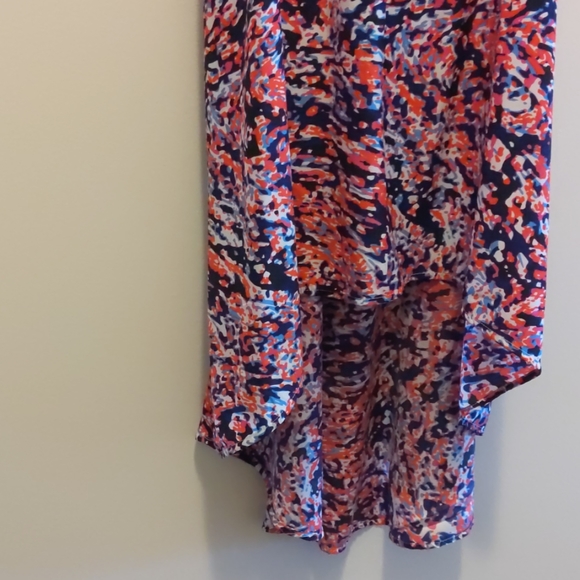 Hi-Low Patterned Dress - Picture 3 of 4